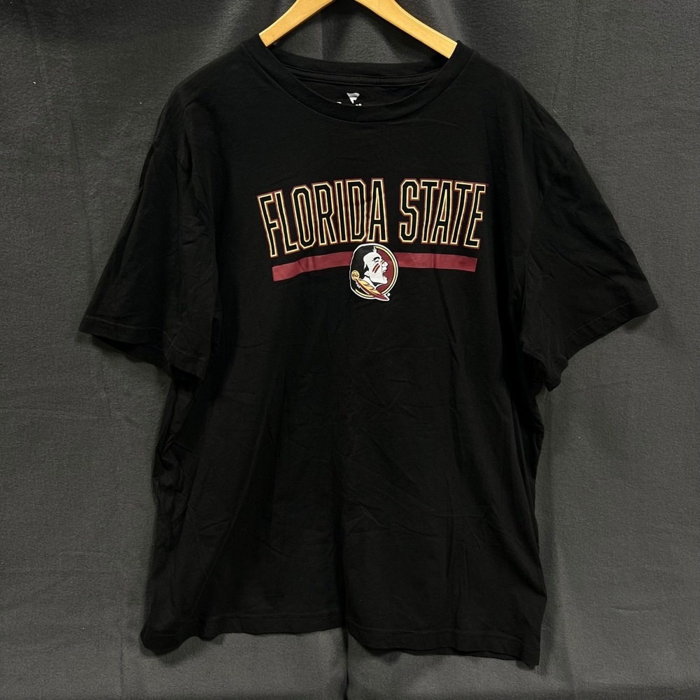 Fanatics Florida State Seminoles Shirt Mens 3XL Black Short Sleeve NCAA Football